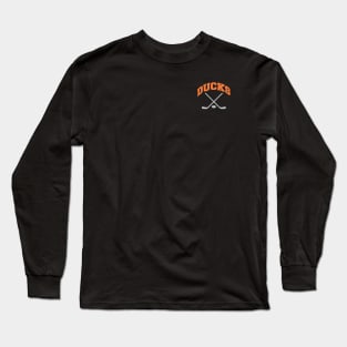 Ducks Hockey Small Logo Long Sleeve T-Shirt